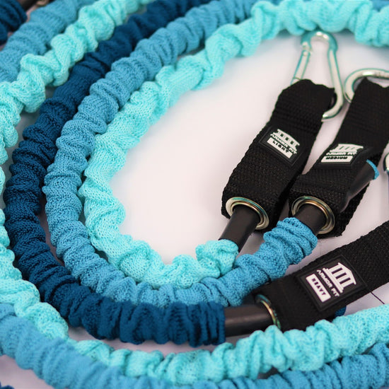 Resistance tubes or cables to last you forever. These will be like having a cable machine and Pilates reformer at home. Full body exercises, these cables include handles, ankle straps and a door attachment anchor. Arms, legs, core and stretch bands