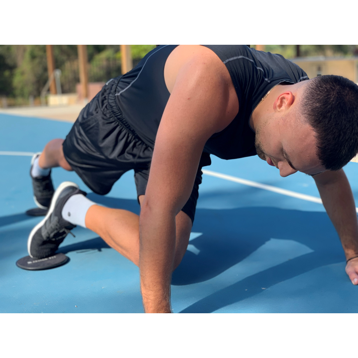 Filfeel Oval Shaped Exercise Sliding Gliding Disc Exercise Core Slider Use  On Carpet For Strength Training,Workout 